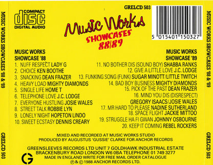 Various : Music Works Showcases 88/89 (CD, Comp)