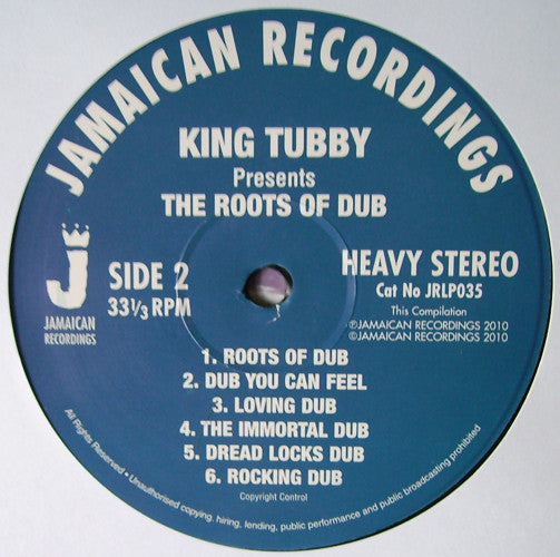 King Tubby : Presents The Roots Of Dub (LP, Album, RE)