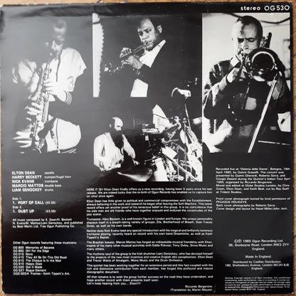 Elton Dean Quintet : The Bologna Tape (LP)