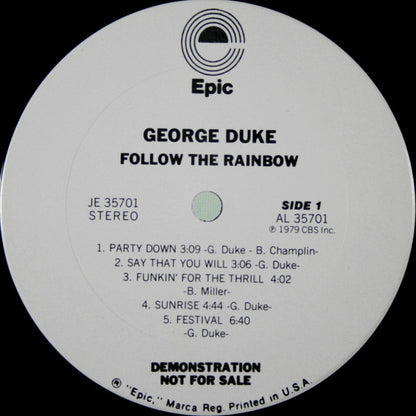 George Duke : Follow The Rainbow (LP, Album, Promo, San)