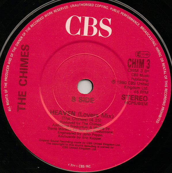 The Chimes : Heaven (7", Single, Mis)