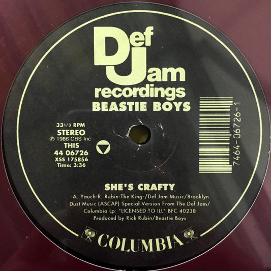 Beastie Boys : She's Crafty / No Sleep Till Brooklyn (12", RE)