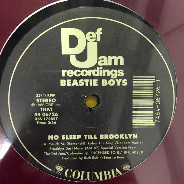 Beastie Boys : She's Crafty / No Sleep Till Brooklyn (12", RE)