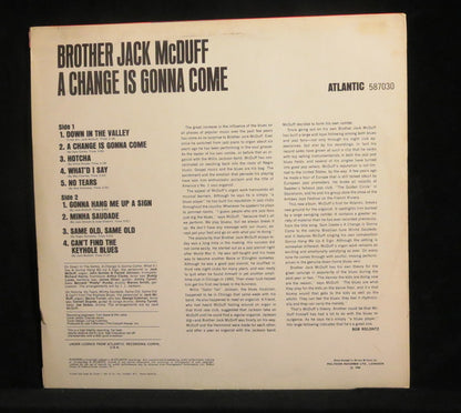 Brother Jack McDuff : A Change Is Gonna Come (LP, Album, Mono)