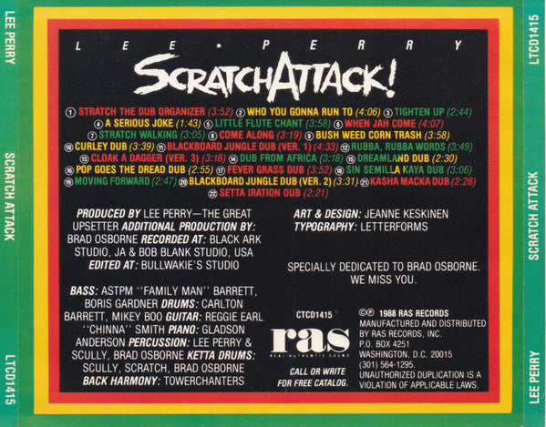 Lee Perry : Scratch Attack! (CD, Comp)