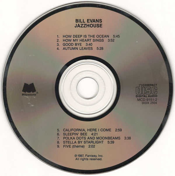 Bill Evans : Jazzhouse (CD, Album)