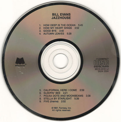 Bill Evans : Jazzhouse (CD, Album)