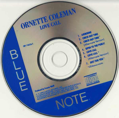 Ornette Coleman : Love Call (CD, Album, RE)