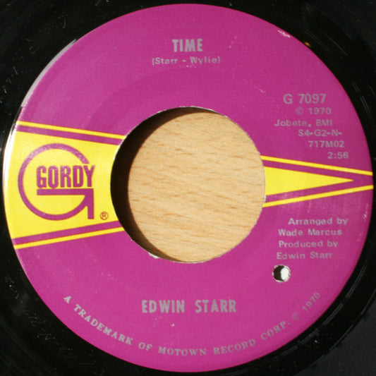 Edwin Starr : Time / Running Back And Forth (7")