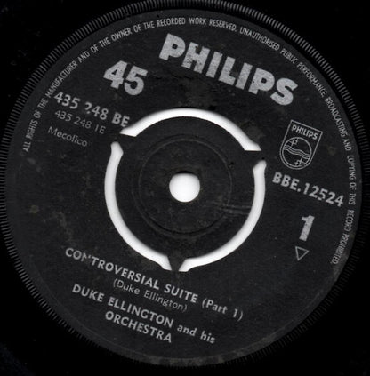 Duke Ellington And His Orchestra : Controversial Suite (7", Single)