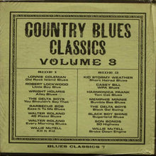 Various : Country Blues Classics Volume 3 (LP, Comp)