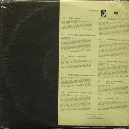 Various : Country Blues Classics Volume 3 (LP, Comp)