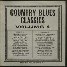 Various : Country Blues Classics Volume 4 (LP, Comp)