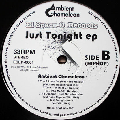 Ambient Chameleon : Just Tonight EP (12")