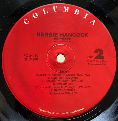 Herbie Hancock : Secrets (LP, Album, RE)