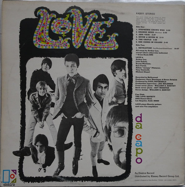 Love : Da Capo (LP, Album, RE)