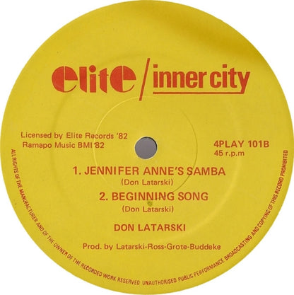Kazumi Watanabe / Lee Ritenour / Don Latarski : Sugarloaf Express / Gentle Afternoon / Jennifer Anne's Samba / Beginning Song (12", EP)