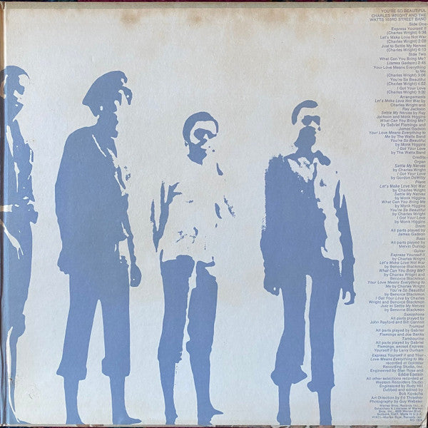 Charles Wright & The Watts 103rd St Rhythm Band : You're So Beautiful (LP, Album, Promo, Gat)