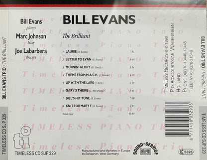 Bill Evans : The Brilliant (CD, Album)