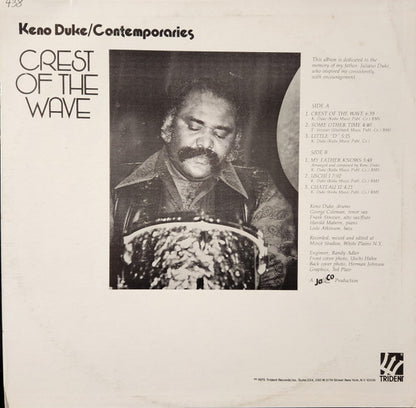 Keno Duke / Contemporaries* : Crest Of The Wave (LP, Album, Gre)