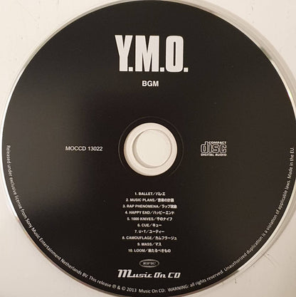 Yellow Magic Orchestra : BGM (CD, Album, RE, RM, Sup)