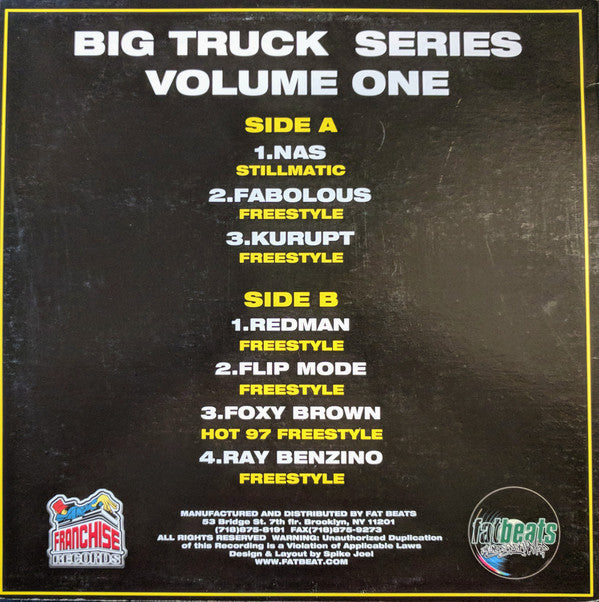 Funkmaster Flex : Big Truck Series (Volume One) (12")