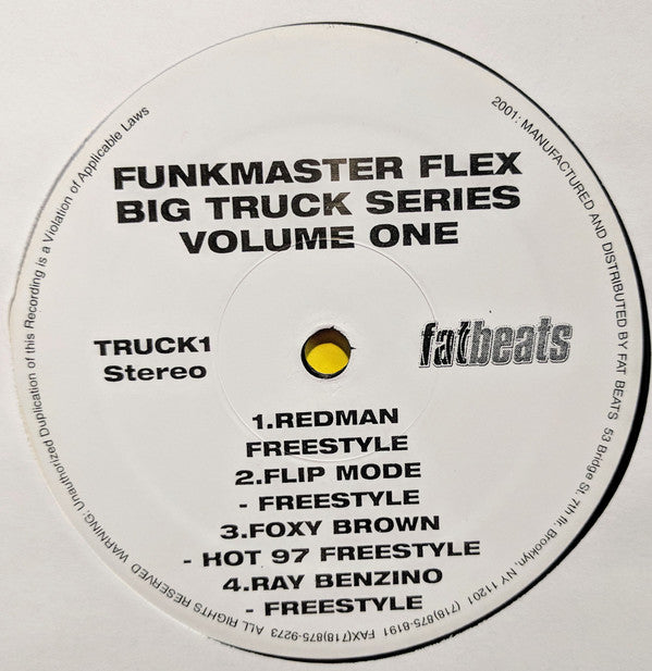 Funkmaster Flex : Big Truck Series (Volume One) (12")
