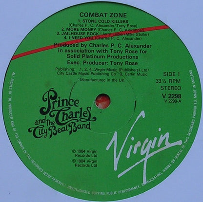Prince Charles And The City Beat Band : Combat Zone (LP, Album)