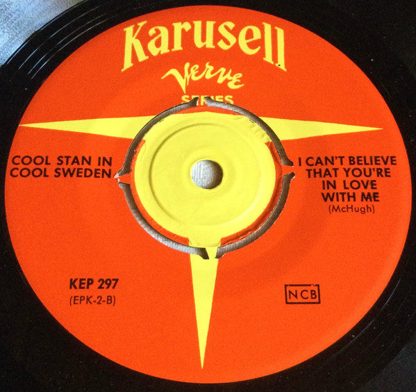 Stan Getz : Cool Stan In Cool Sweden Vol. 2 (7", EP, Lig)