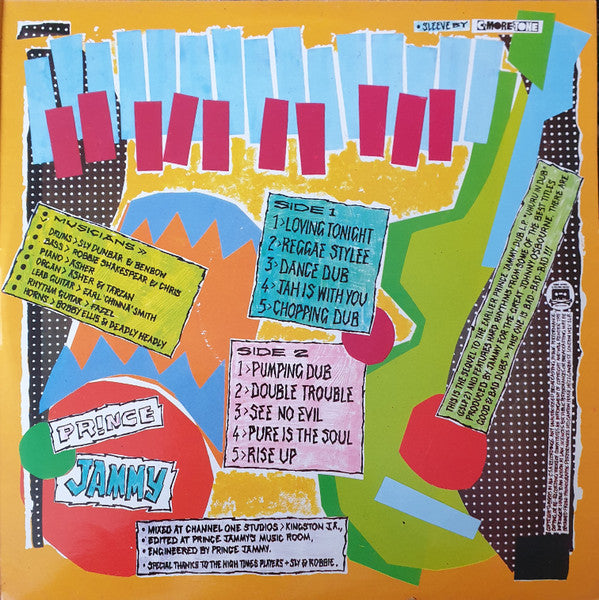Prince Jammy Meet Osbourne* And Uhuru* Featuring Sly & Robbie : Prince Jammy Presents A Dub Extravaganza "Uhuru In Dub" & "Osbourne In Dub" (2xLP, Comp)