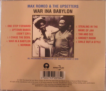 Max Romeo & The Upsetters : War Ina Babylon (CD, Album, RE)