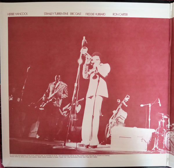 Herbie Hancock / Freddie Hubbard / Stanley Turrentine / Ron Carter / Jack DeJohnette / Eric Gale : In Concert Volume Two (LP, Album)