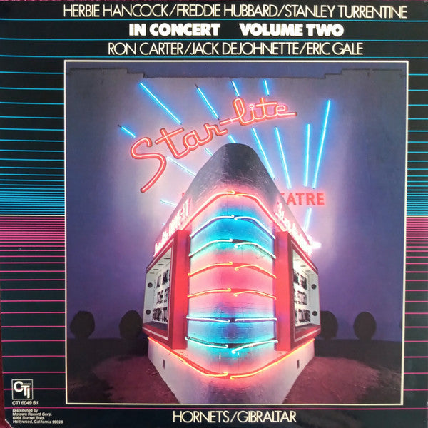 Herbie Hancock / Freddie Hubbard / Stanley Turrentine / Ron Carter / Jack DeJohnette / Eric Gale : In Concert Volume Two (LP, Album)
