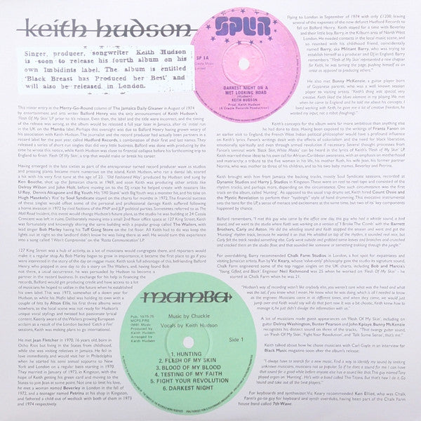 Keith Hudson : The Black Breast Has Produced Her Best, Flesh Of My Skin Blood Of My Blood (LP, Album, RE, RM)
