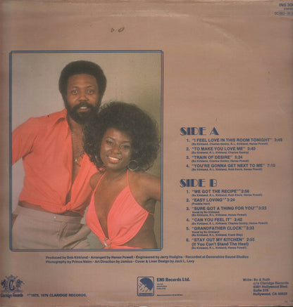 Bo Kirkland & Ruth Davis : Bo & Ruth (LP, Album)