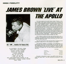 James Brown : Live At The Apollo, 1962 (CD, Album, RE, RM)