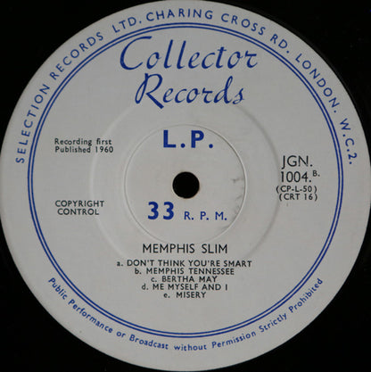 Memphis Slim : Memphis Slim (LP)