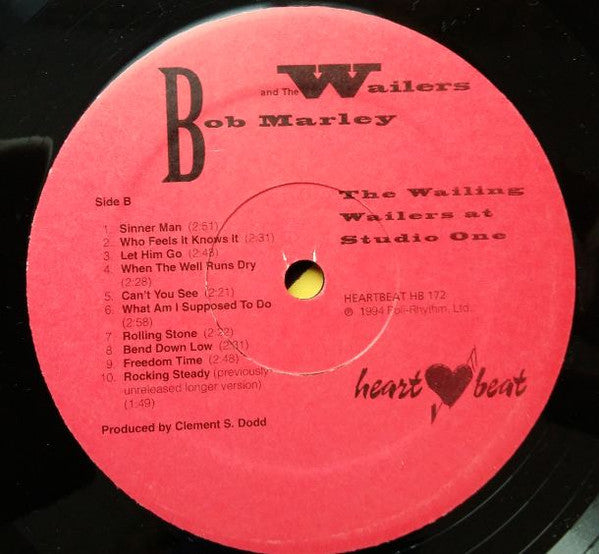Bob Marley And The Wailers* : The Wailing Wailers At Studio One (LP, Comp)