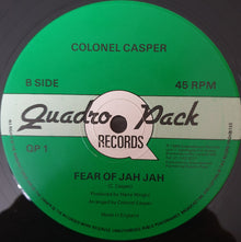 Wayne Marshall (3) / Colonel Casper : I L.O.V.E. / Fear Of Jah Jah (12")