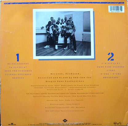Boogie Down Productions : By All Means Necessary (LP, Album, Hau)