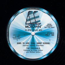 The Originals : Down To Love Town (12", Promo)