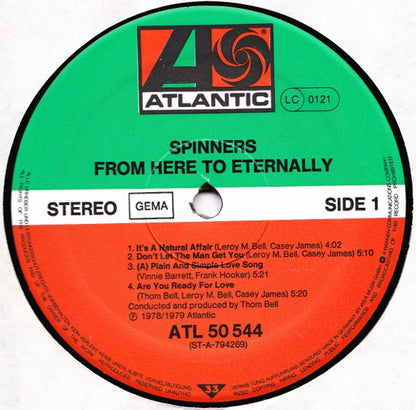 Spinners : From Here To Eternally (LP, Album)
