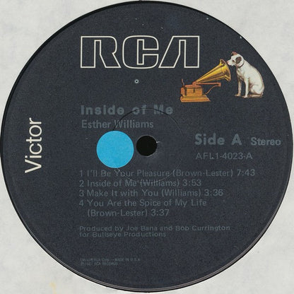 Esther Williams : Inside Of Me (LP, Album, Ind)
