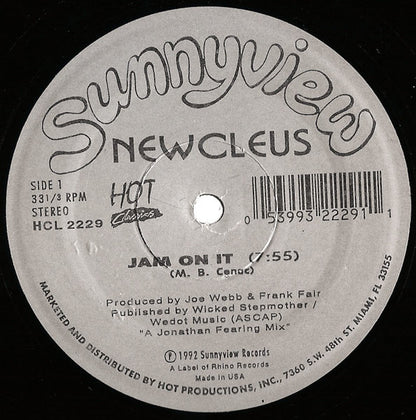 Newcleus / Ex'tra T's* : Jam On It / Ex'tra T's  Boogie (12")