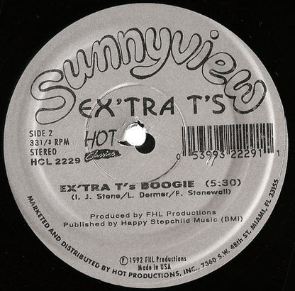 Newcleus / Ex'tra T's* : Jam On It / Ex'tra T's  Boogie (12")