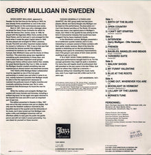Gerry Mulligan : In Sweden (2xLP, Album, RE)