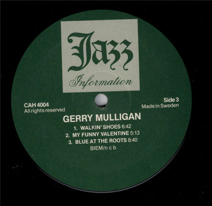 Gerry Mulligan : In Sweden (2xLP, Album, RE)