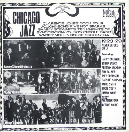 Various : Chicago Jazz 1923-1929 (LP, Comp)