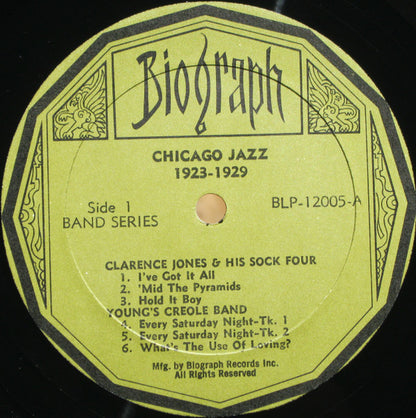 Various : Chicago Jazz 1923-1929 (LP, Comp)