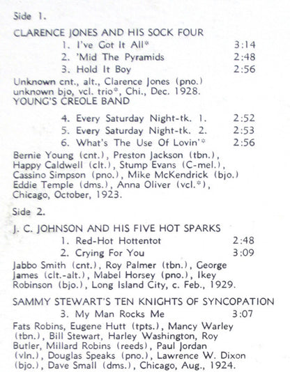 Various : Chicago Jazz 1923-1929 (LP, Comp)